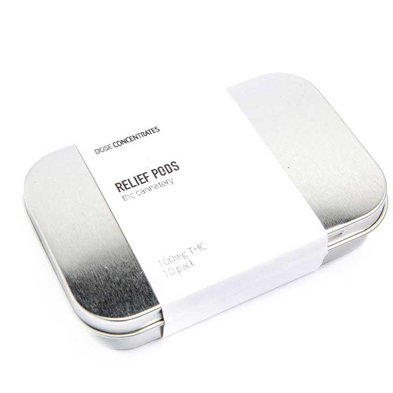 Dose Concentrates 100mg THC Relief Pods