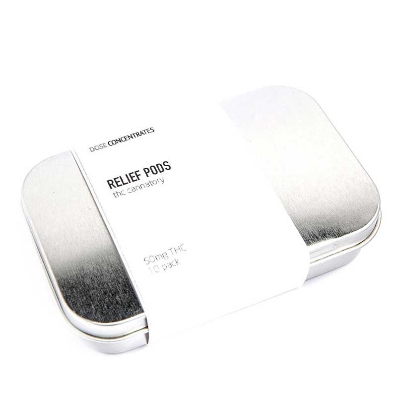 Dose Concentrates 50mg THC Relief Pods