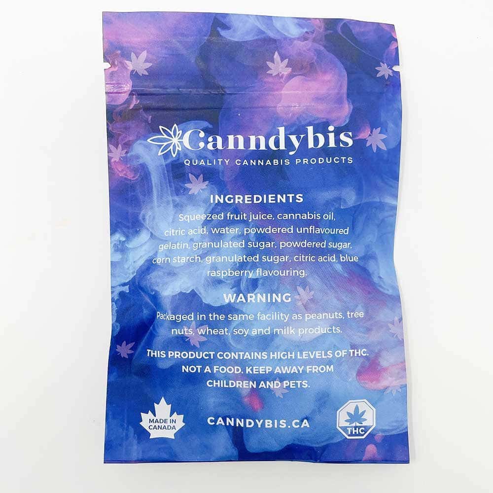 Canndybis Blue Raspberry Soda Bottles INDICA