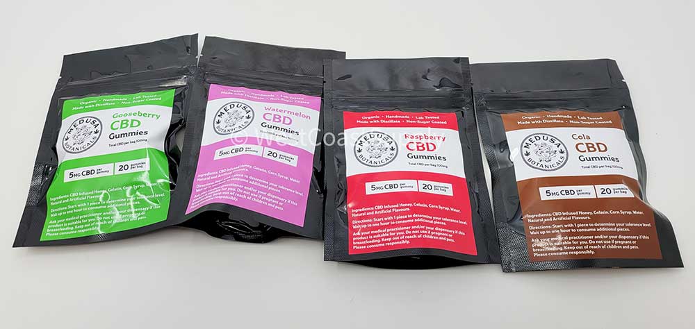 Medusa Botanicals 100mg CBD Gummies NEW