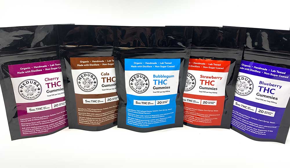Medusa Botanicals 100mg THC Gummies NEW
