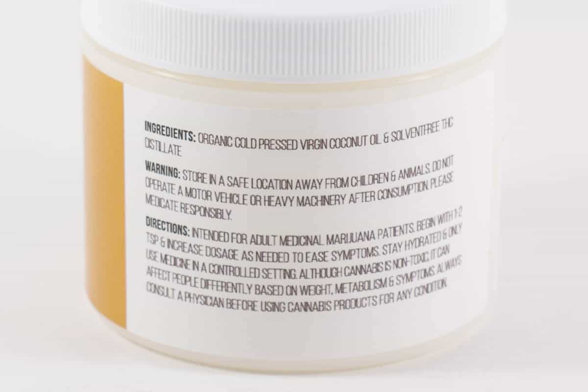 Miss Envy THC Coconut Oil (400mg)