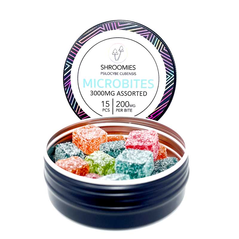 Shroomies Microbites Assorted Gummies - 3000mg