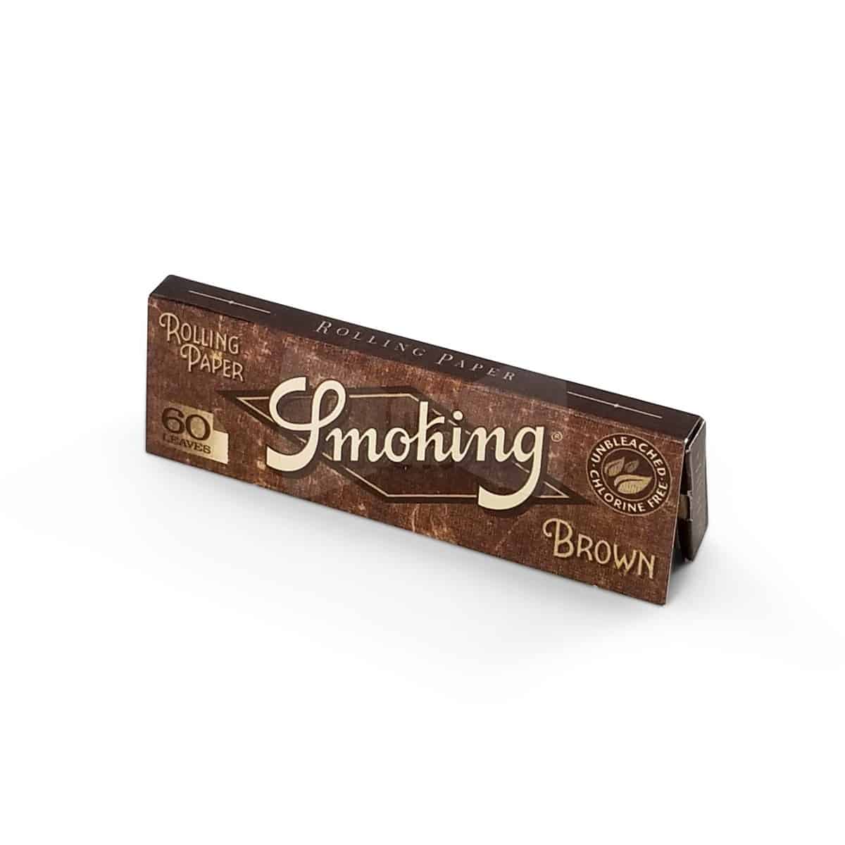 Smoking Brown Rolling Papers Single 1 1/4