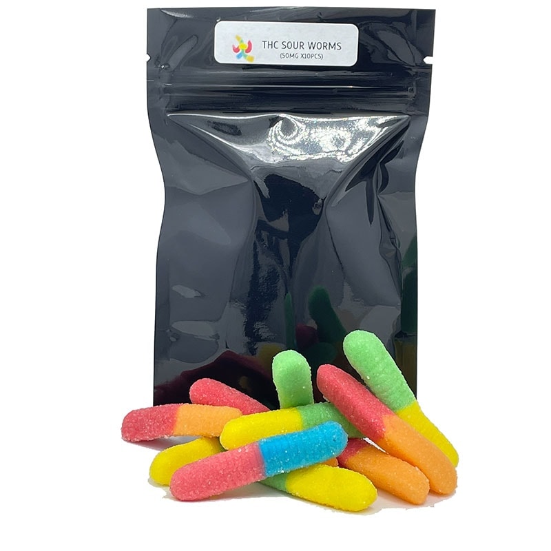 THC Sour Worms 500MG