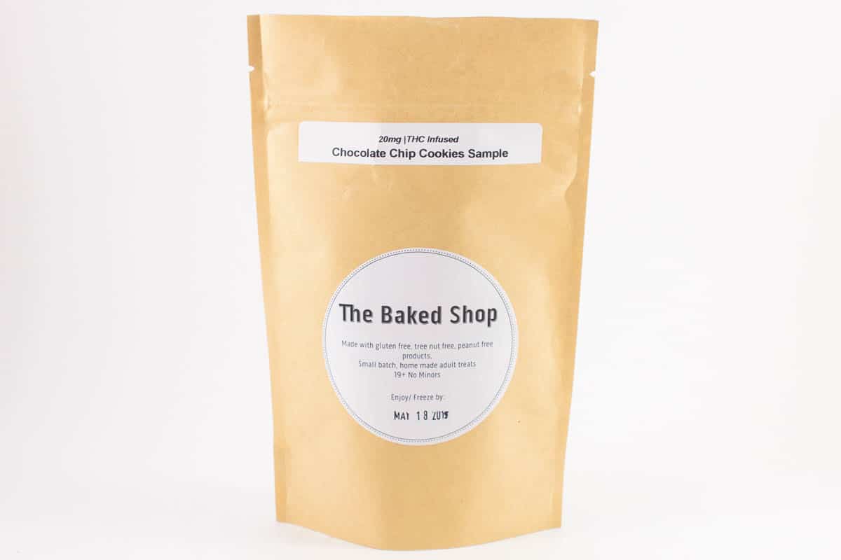 The Baked Shop Chocolate Chip Cookie 60mg
