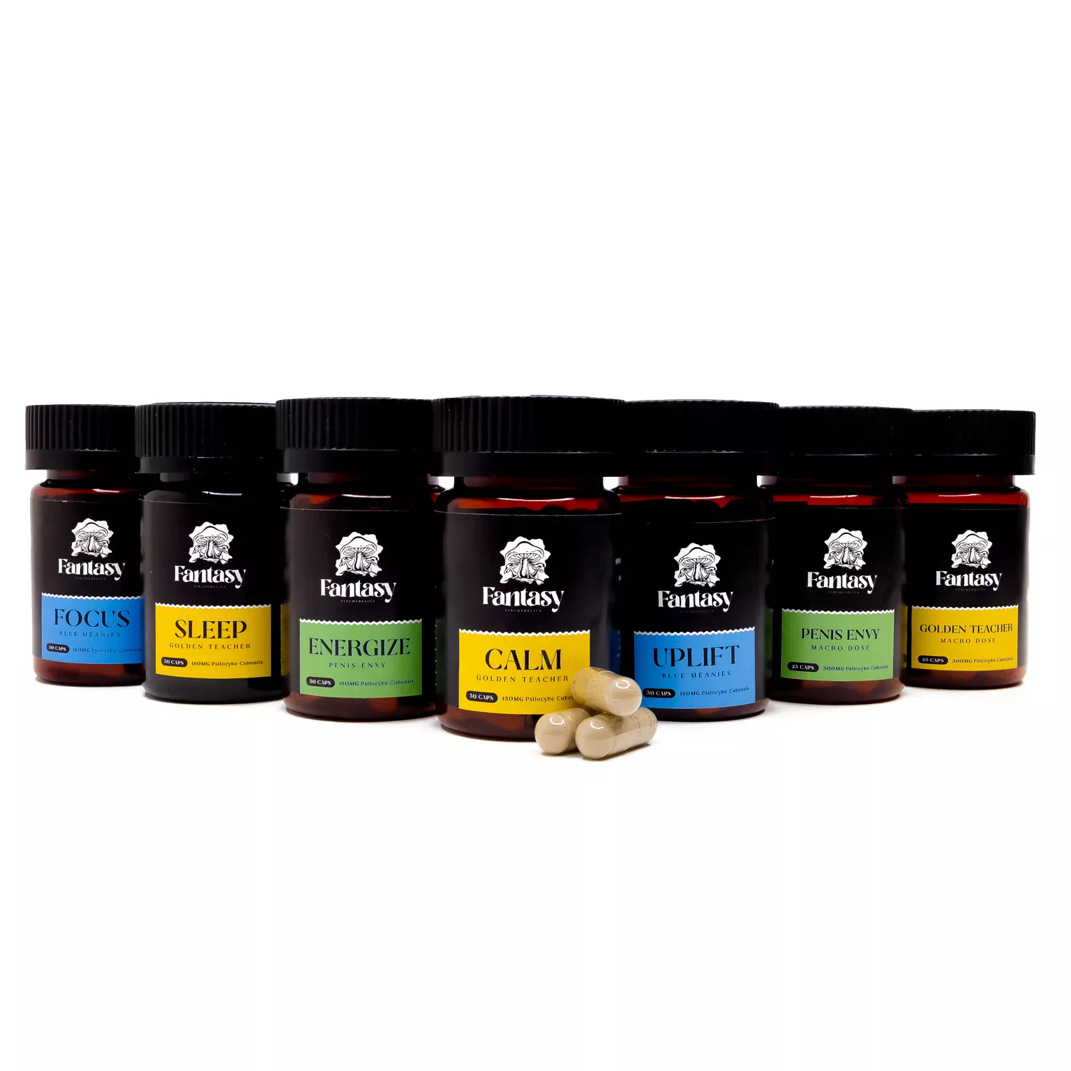 Buy Magic Mushroom Macro Capsules – 7500mg Psilocybin